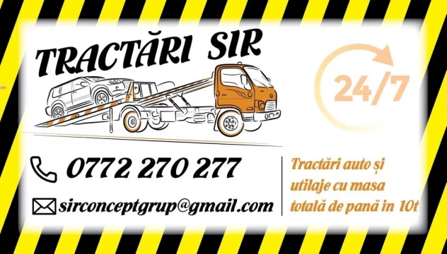 Tractari auto si transport utilaje Sebeș Sibiu Alba